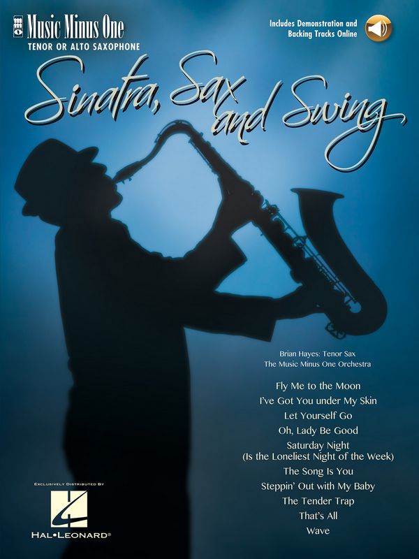 Cover: 9781596156203 | Sinatra, Sax and Swing | Music Minus One Tenor Saxophone | 2016