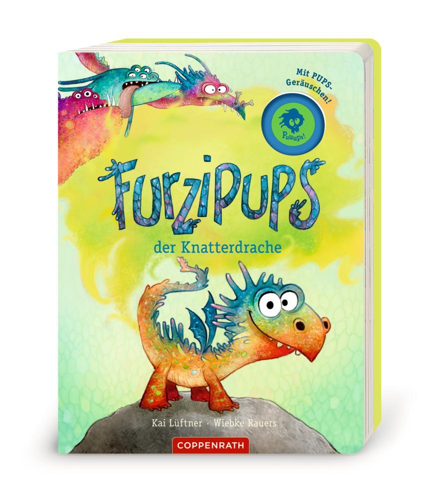 Cover: 9783649640011 | Furzipups, der Knatterdrache (Pappbilderbuch) | Kai Lüftner | Buch