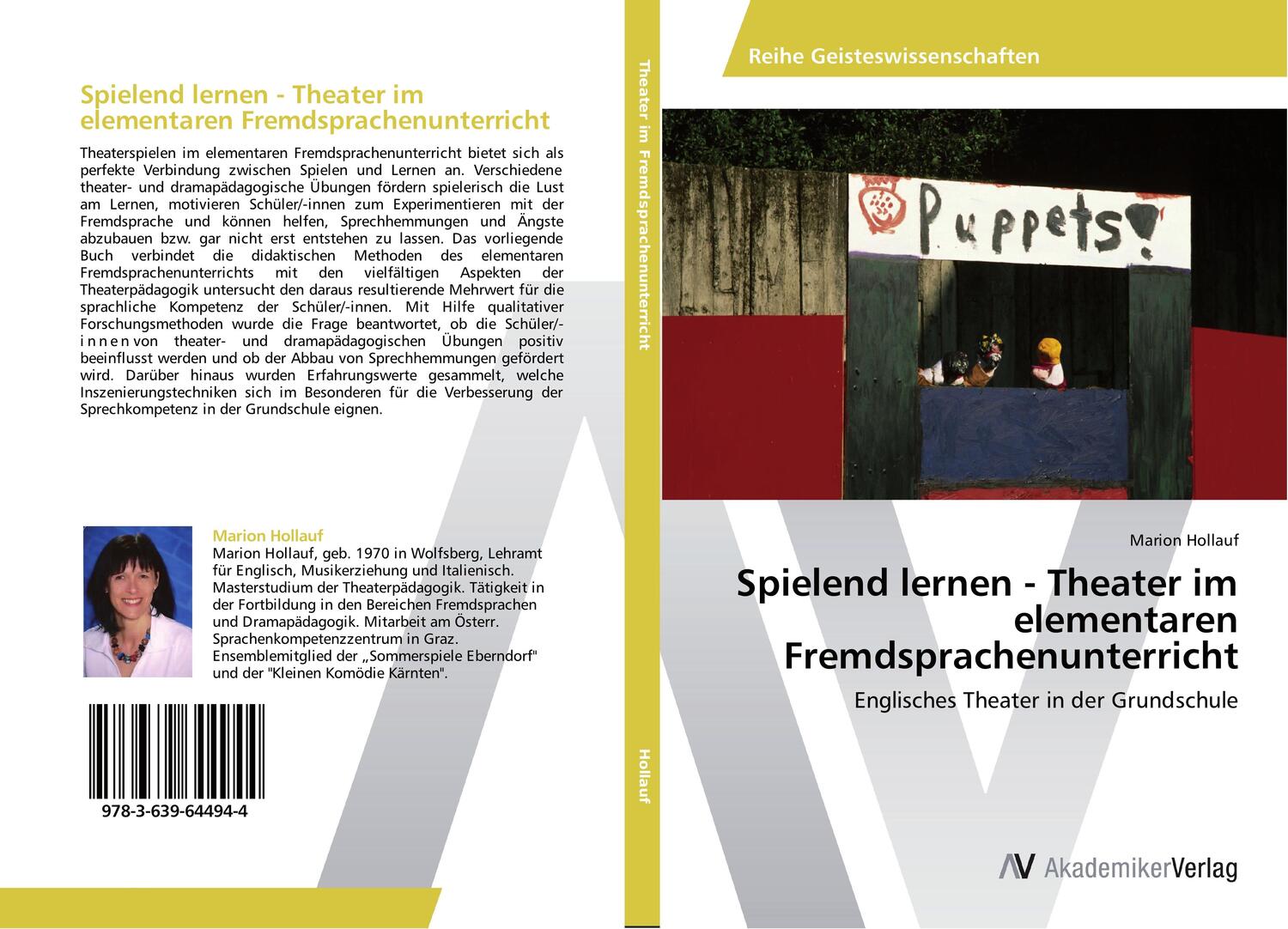 Cover: 9783639644944 | Spielend lernen - Theater im elementaren Fremdsprachenunterricht