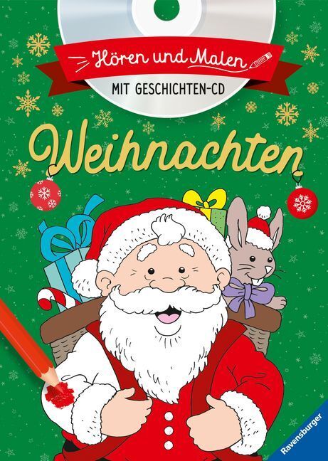 Cover: 9783473417315 | Hören und Malen: Weihnachten mit Geschichten-CD | Sabine Schöning