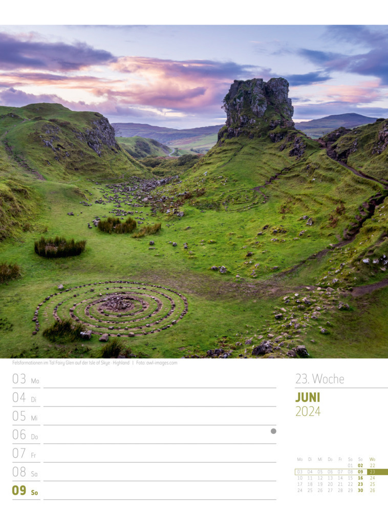 Bild: 9783838424941 | Schottland - Zwischen Highlands und Hebriden - Wochenplaner...