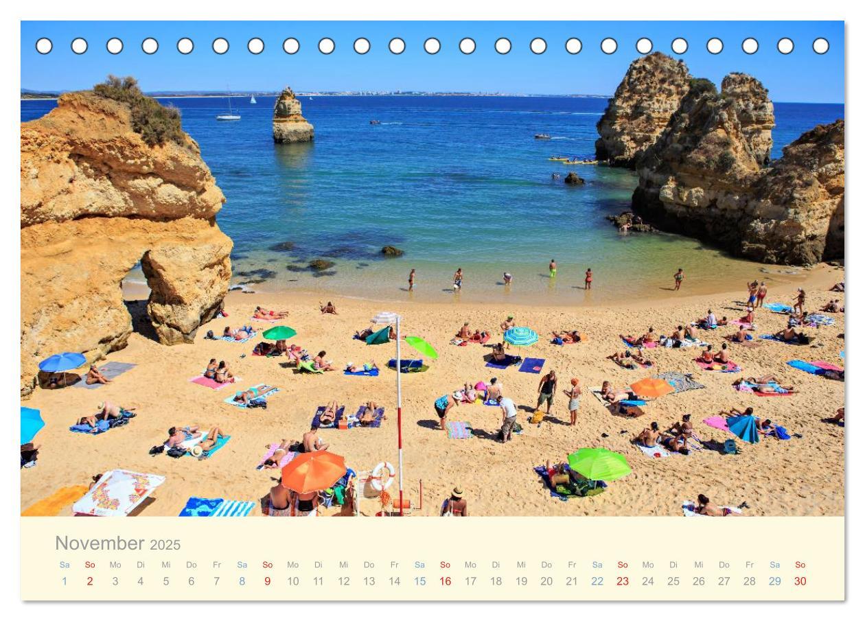 Bild: 9783435477357 | Algarve - Portugals goldene Küste (Tischkalender 2025 DIN A5 quer),...