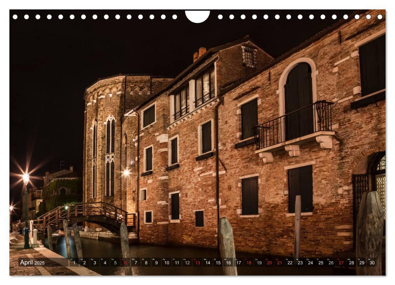 Bild: 9783435665631 | Leuchtendes Venedig (Wandkalender 2025 DIN A4 quer), CALVENDO...