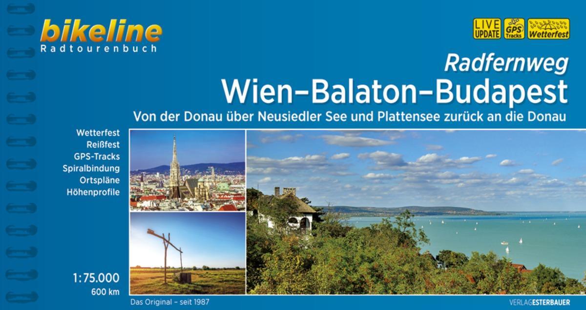 Cover: 9783850007351 | Bikeline Radtourenbuch Wien-Balaton-Budapest | Esterbauer Verlag