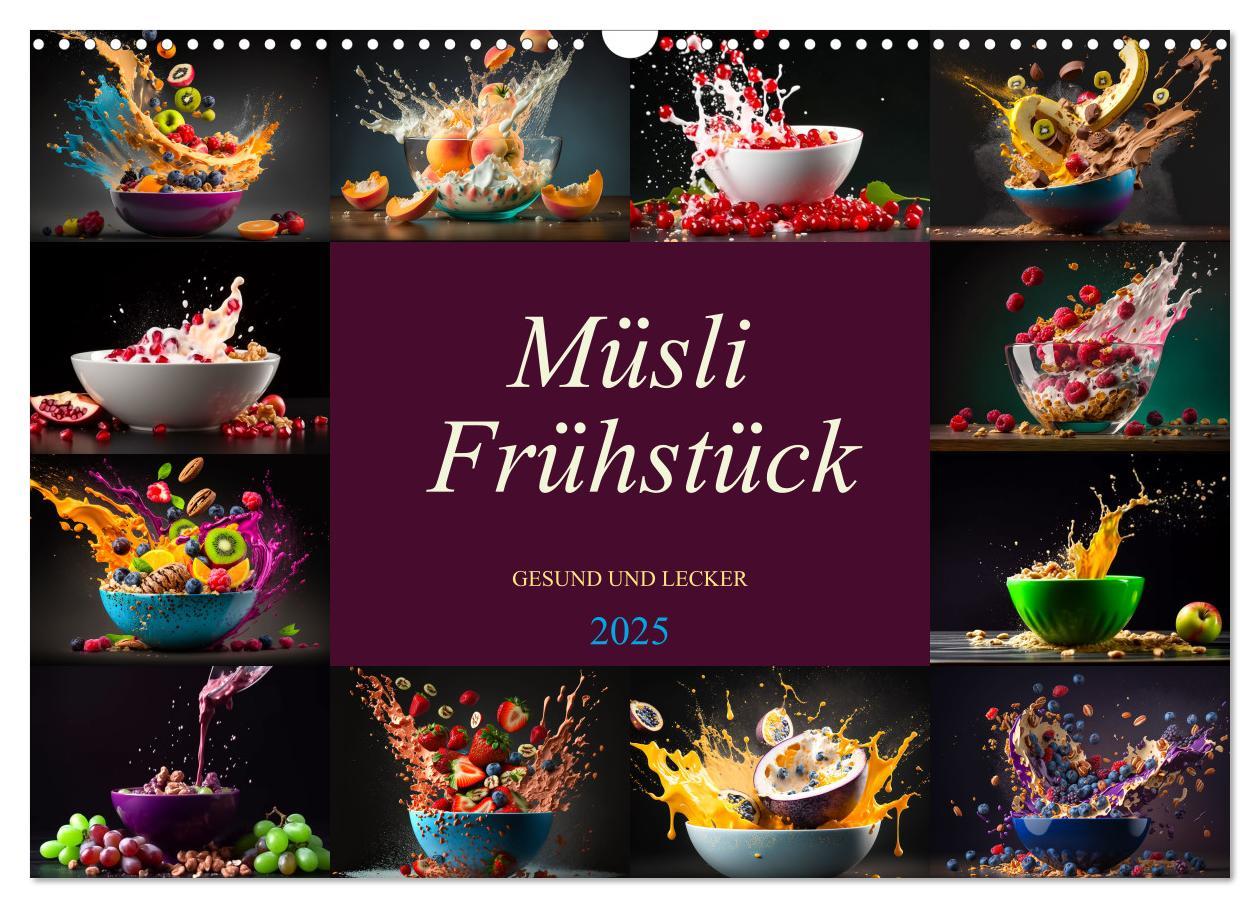 Cover: 9783383904486 | Müsli Frühstück (Wandkalender 2025 DIN A3 quer), CALVENDO...