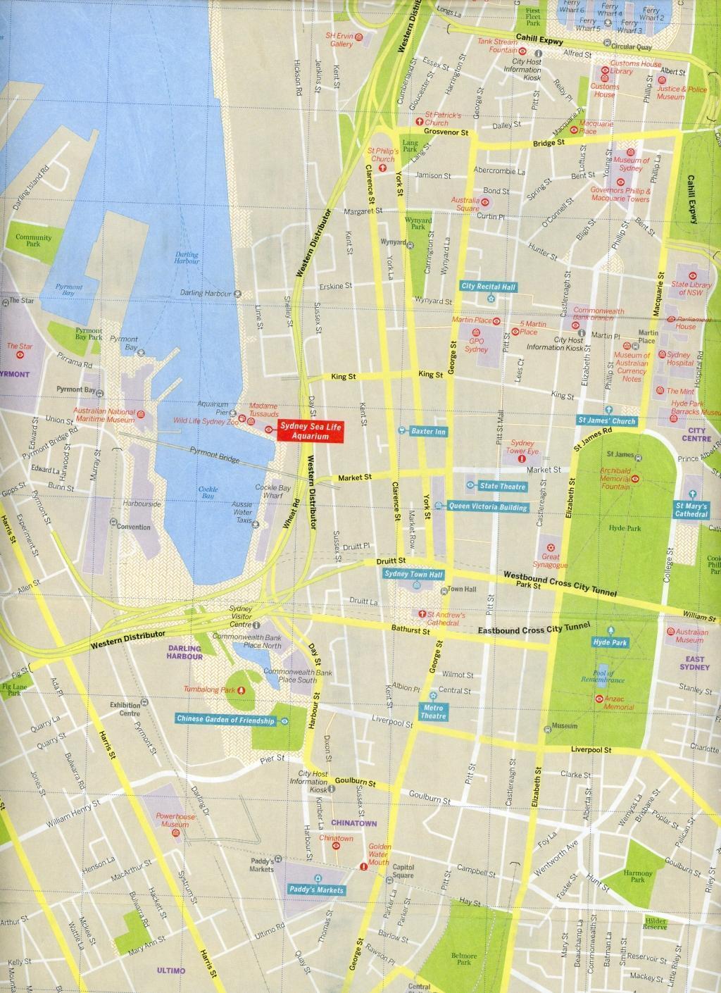 Bild: 9781786577825 | Lonely Planet Sydney City Map | Lonely Planet | (Land-)Karte | 2016