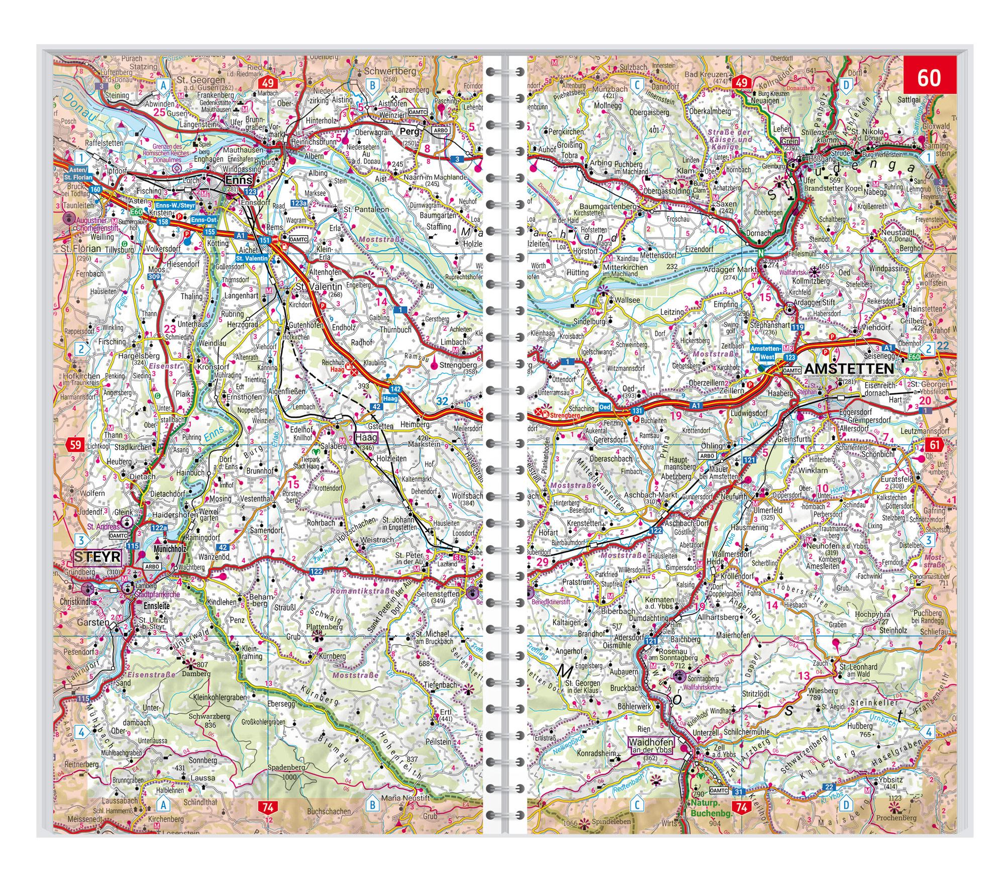 Bild: 9783707921786 | Österreich Supertouring, Autoatlas 1:150.000, freytag &amp; berndt | Buch