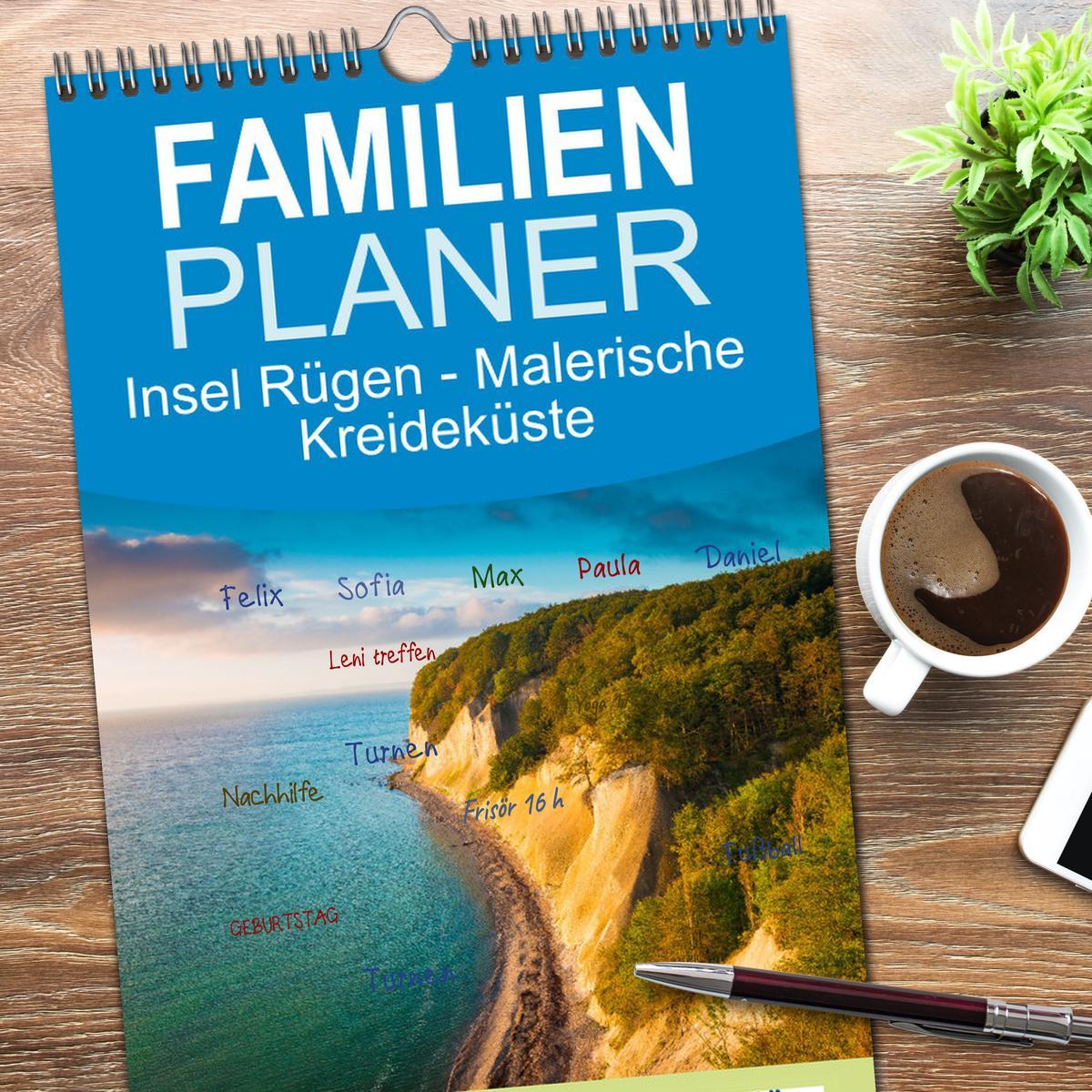 Bild: 9783457094761 | Familienplaner 2025 - Insel Rügen - Malerische Kreideküste mit 5...