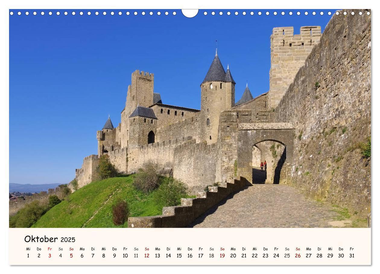 Bild: 9783435455676 | Cite von Carcassonne - Zeitreise ins Mittelalter (Wandkalender 2025...