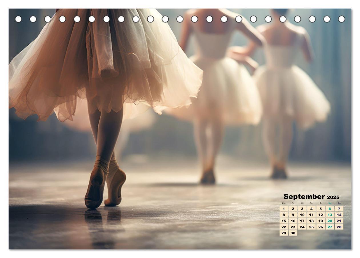 Bild: 9783457184141 | BALLETT - ein Hauch Magie (Tischkalender 2025 DIN A5 quer),...