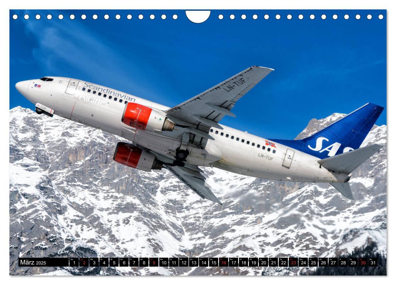 Bild: 9783435186457 | Flugzeugkalender (Wandkalender 2025 DIN A4 quer), CALVENDO...