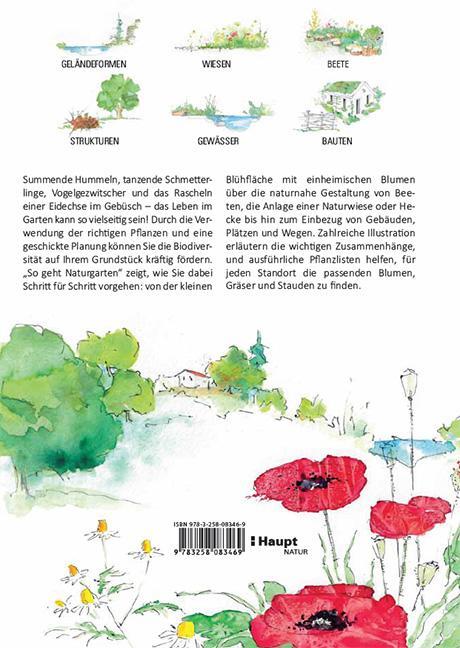 Rückseite: 9783258083469 | So geht Naturgarten | Katja Falkenburger | Buch | 176 S. | Deutsch