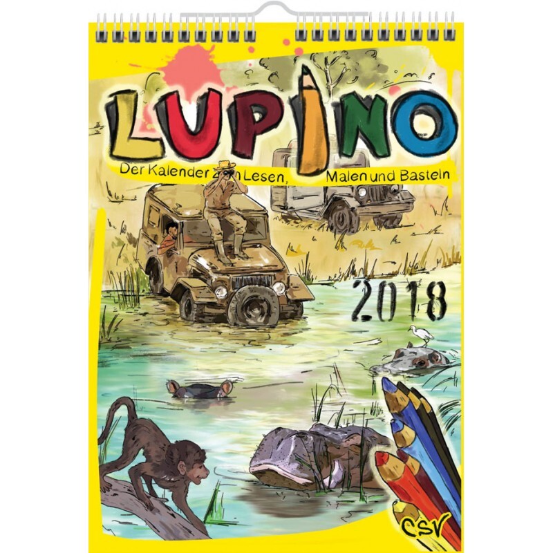 Cover: 9783892879626 | Lupino 2025 | Der Kalender zum Lesen, Malen und Basteln. Wandkalender