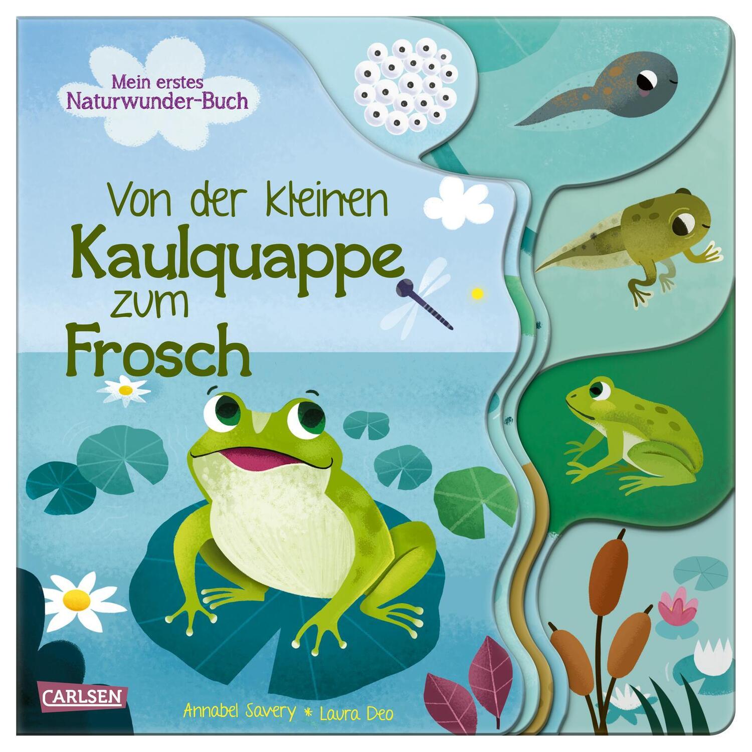 Cover: 9783551172198 | Von der kleinen Kaulquappe zum Frosch | Mein erstes Naturwunder-Buch