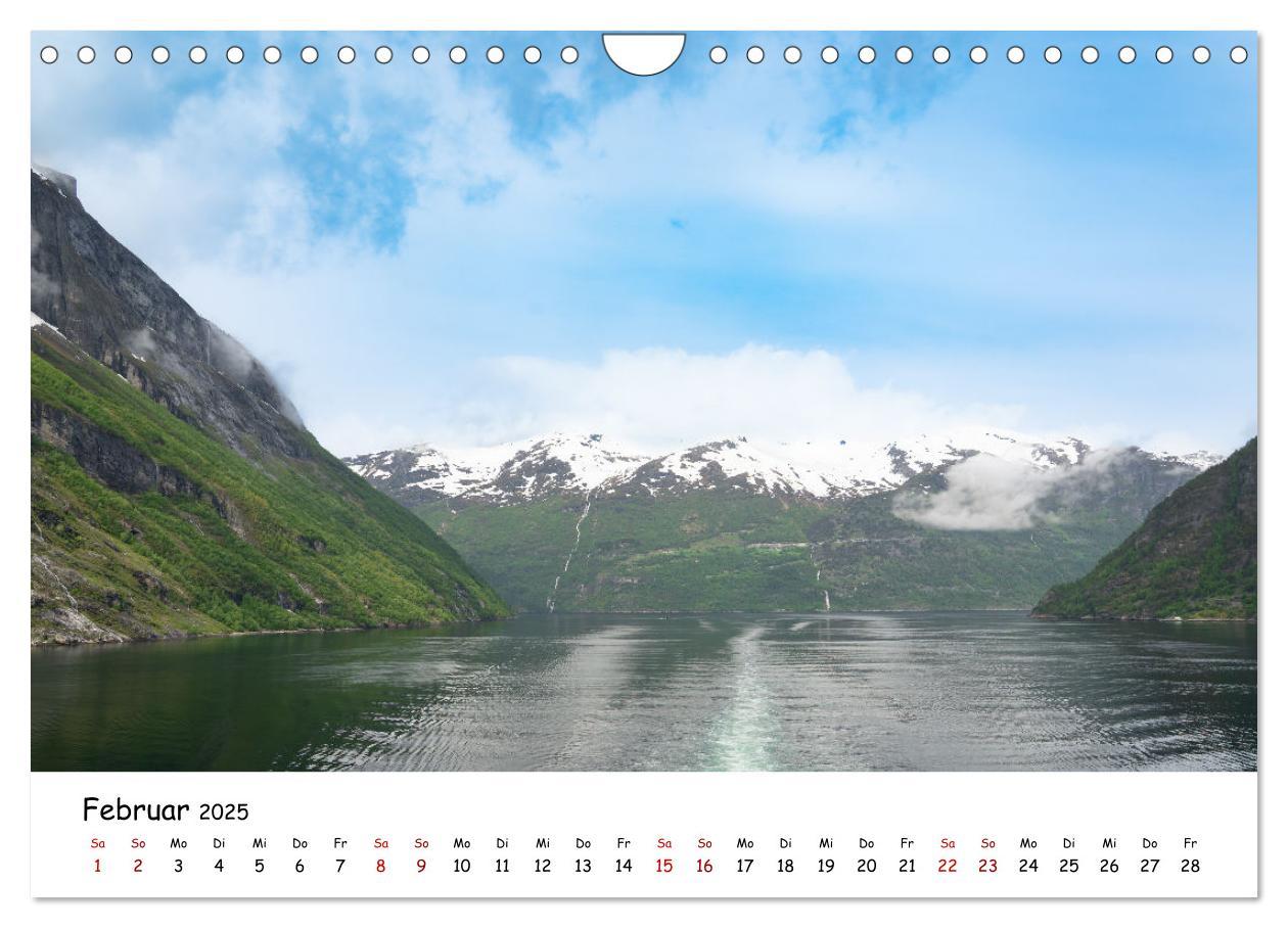 Bild: 9783383930782 | Norwegens wunderschöne Fjorde (Wandkalender 2025 DIN A4 quer),...