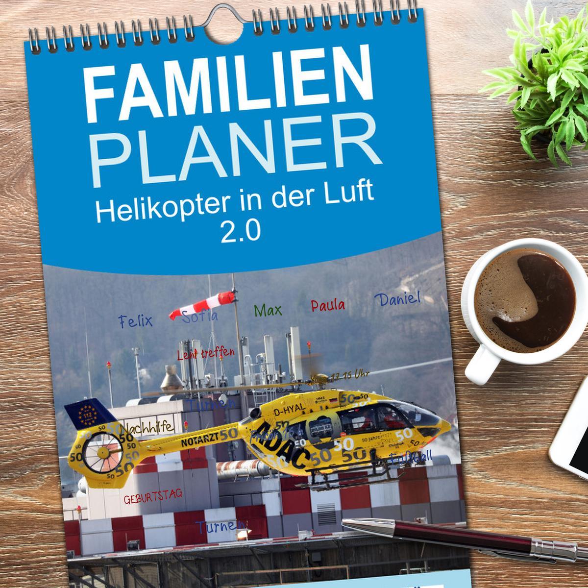 Bild: 9783457098059 | Familienplaner 2025 - Helikopter in der Luft 2.0 mit 5 Spalten...