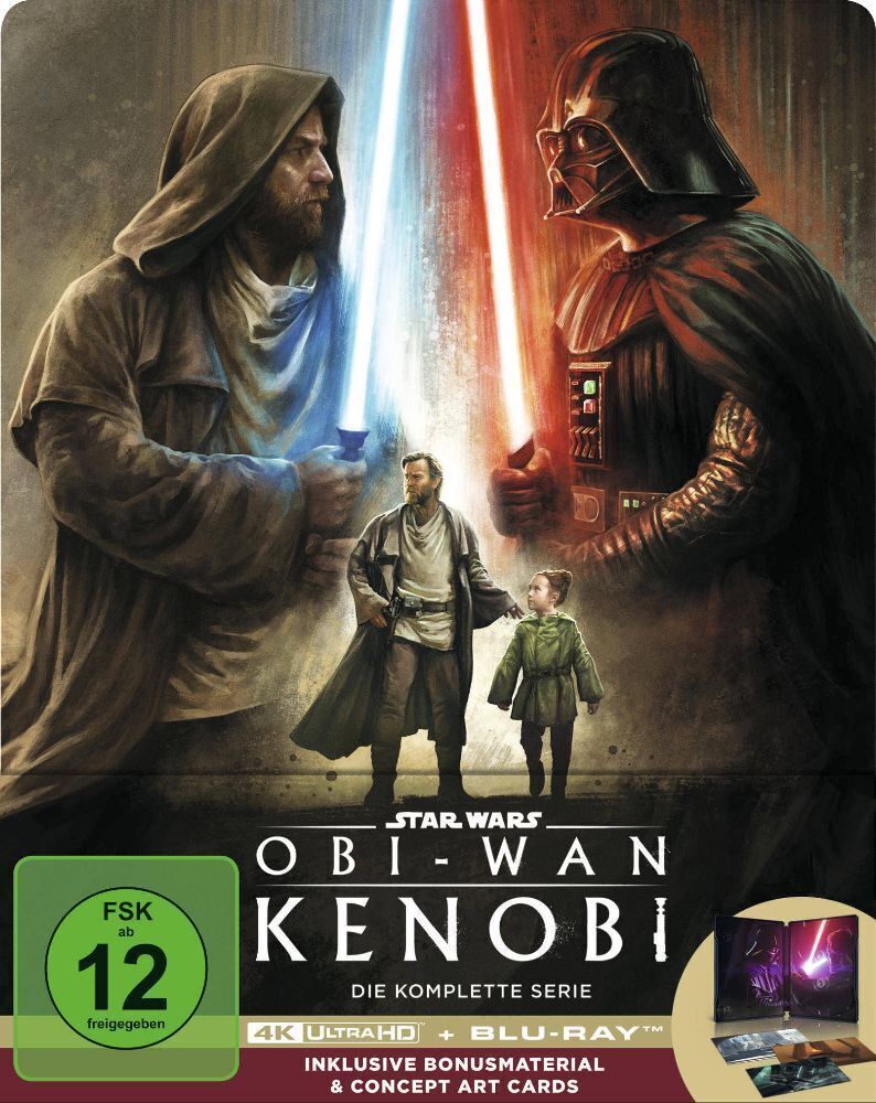 Cover: 4061229411271 | Obi-Wan Kenobi UHD BD (Lim. Steelbook) | Die komplette Serie | Blu-ray