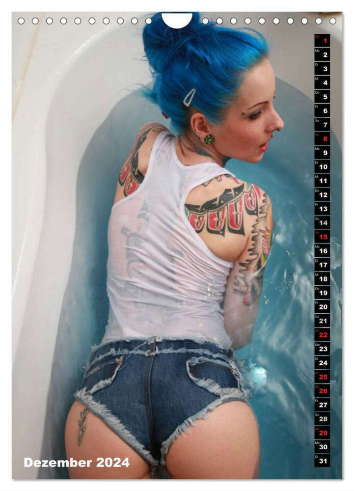 Bild: 9783383401879 | Tattoo Art Girls (Wandkalender 2024 DIN A4 hoch), CALVENDO...