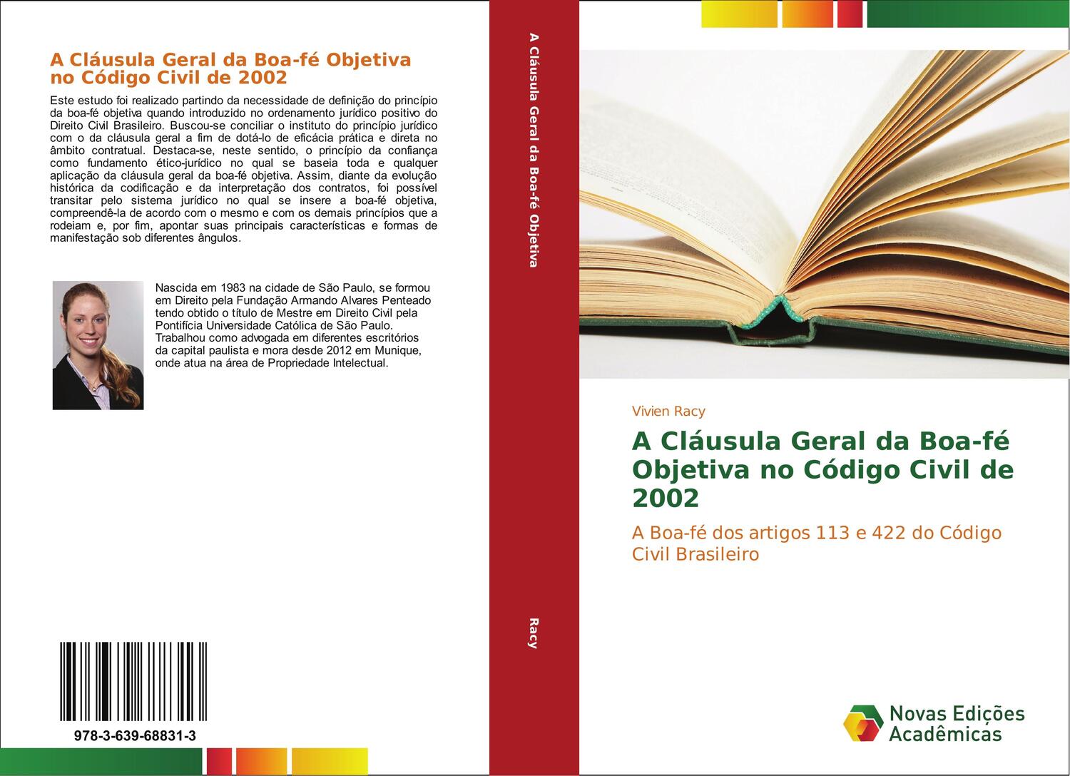 Cover: 9783639688313 | A Cláusula Geral da Boa-fé Objetiva no Código Civil de 2002 | Racy