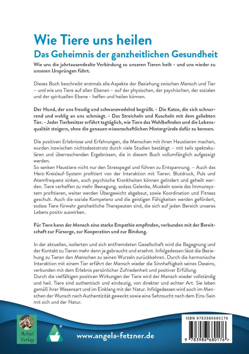 Rückseite: 9783986680176 | Wie Tiere uns heilen | Das Geheimnis der ganzheitlichen Gesundheit