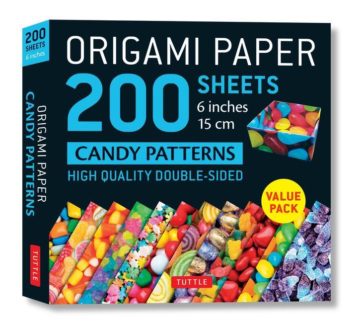 Cover: 9780804857123 | Origami Paper 200 Sheets Candy Patterns 6 (15 CM) | Tuttle Studio