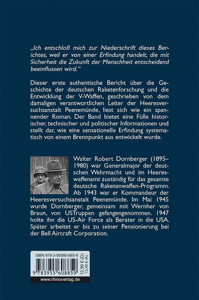 Bild: 9783955608859 | Peenemünde | Die Geschichte der V-Waffen | Walter Dornberger | Buch