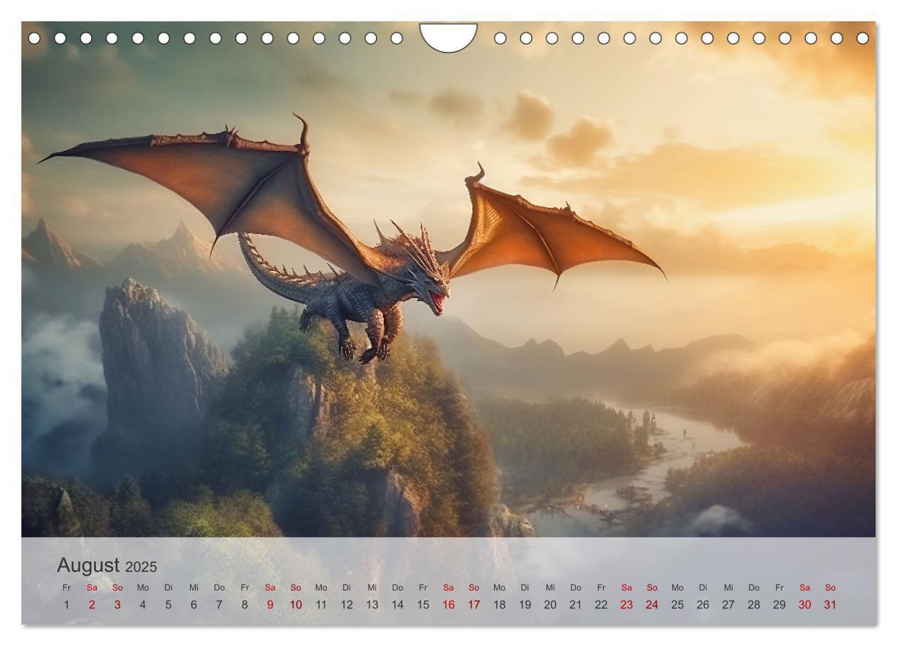 Bild: 9783383835506 | Im Land der schönen Drachen (Wandkalender 2025 DIN A4 quer),...