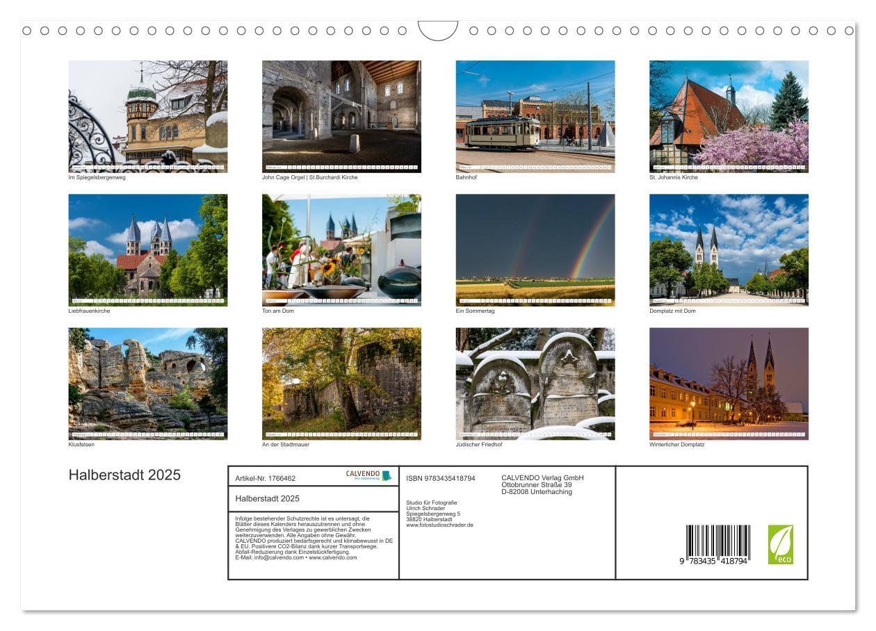 Bild: 9783435418794 | Halberstadt 2025 (Wandkalender 2025 DIN A3 quer), CALVENDO...