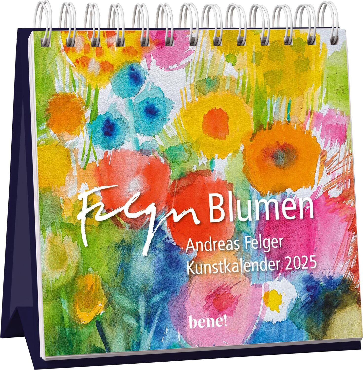 Cover: 4251693904205 | Monatskalender 2025: Blumen | Andreas Felger | Kalender | 12 S. | 2025