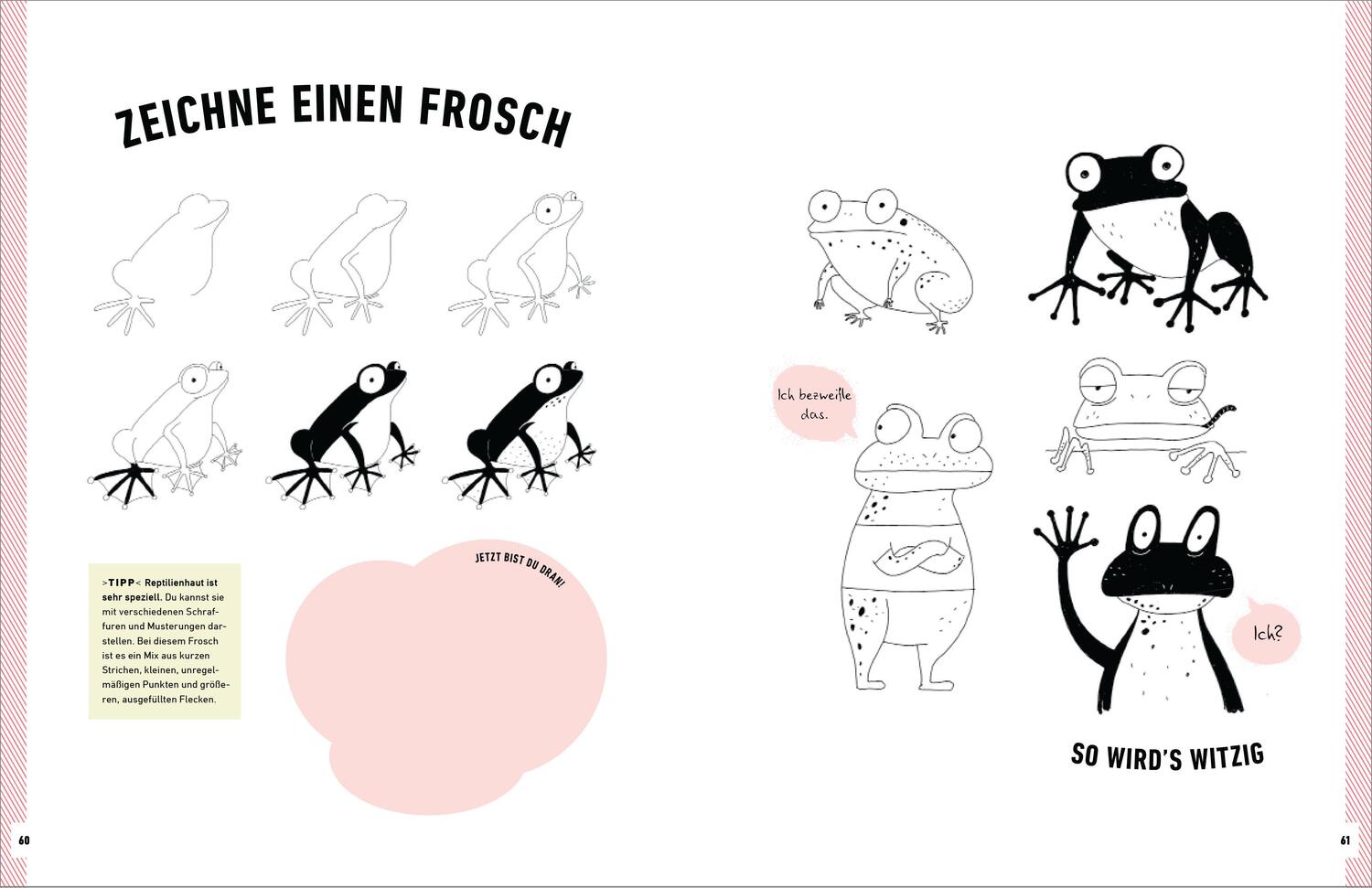 Bild: 9783809441496 | Witzige Tiere zeichnen. Von Alpaka bis Waschbär - mit vielen...