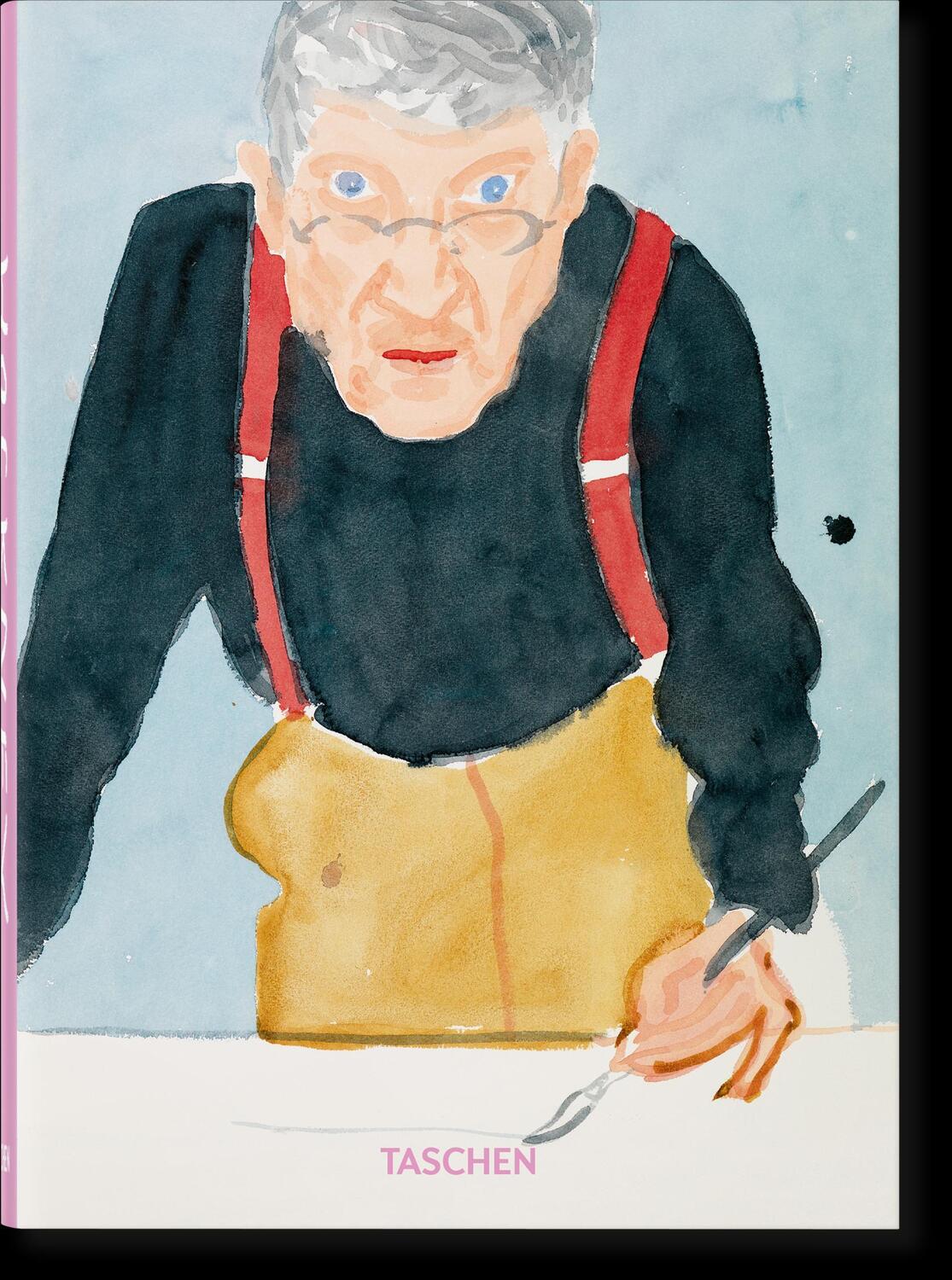 Cover: 9783836586504 | David Hockney. Eine Chronologie. 40th Ed. | Hans Werner Holzwarth