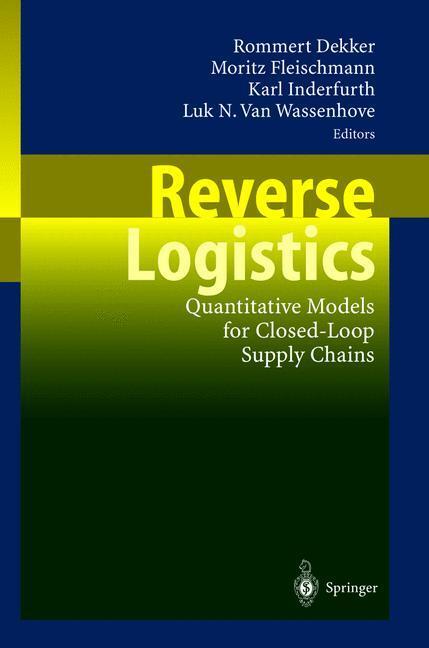 Cover: 9783540406969 | Reverse Logistics | Quantitative Models for Closed-Loop Supply Chains