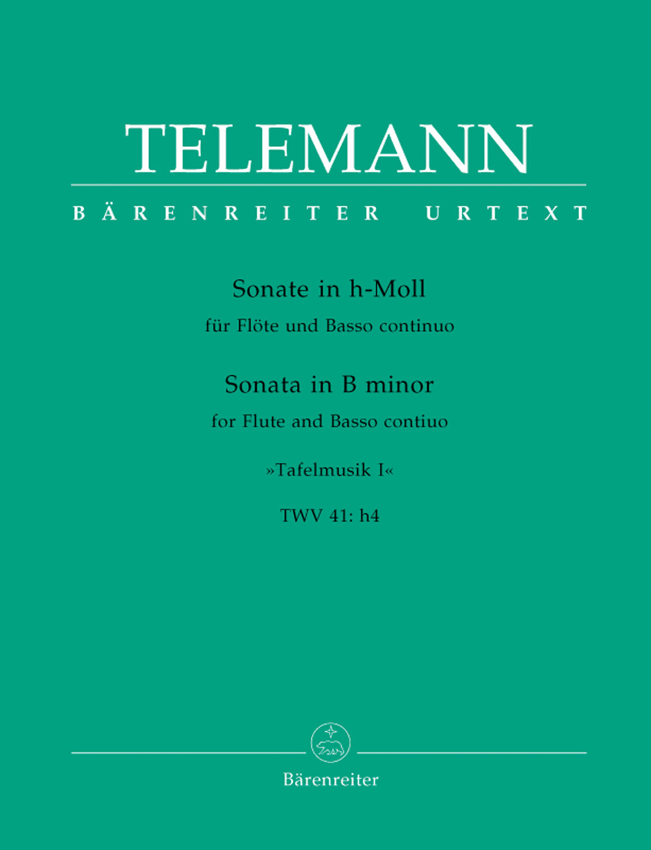 Cover: 9790006436637 | Solo in B minor TWV 41 | Georg Philipp Telemann | Buch