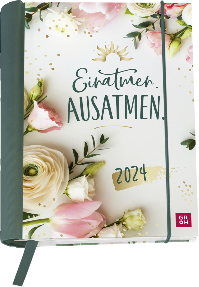Cover: 4036442010679 | Buchkalender 2024: Einatmen. Ausatmen. | Groh Verlag | Kalender | 2024