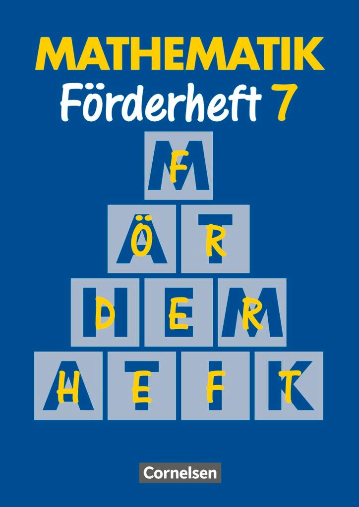 Cover: 9783464581575 | Mathematik. Neue Ausgabe für Sonderschulen. Förderheft 7. RSR | Buch