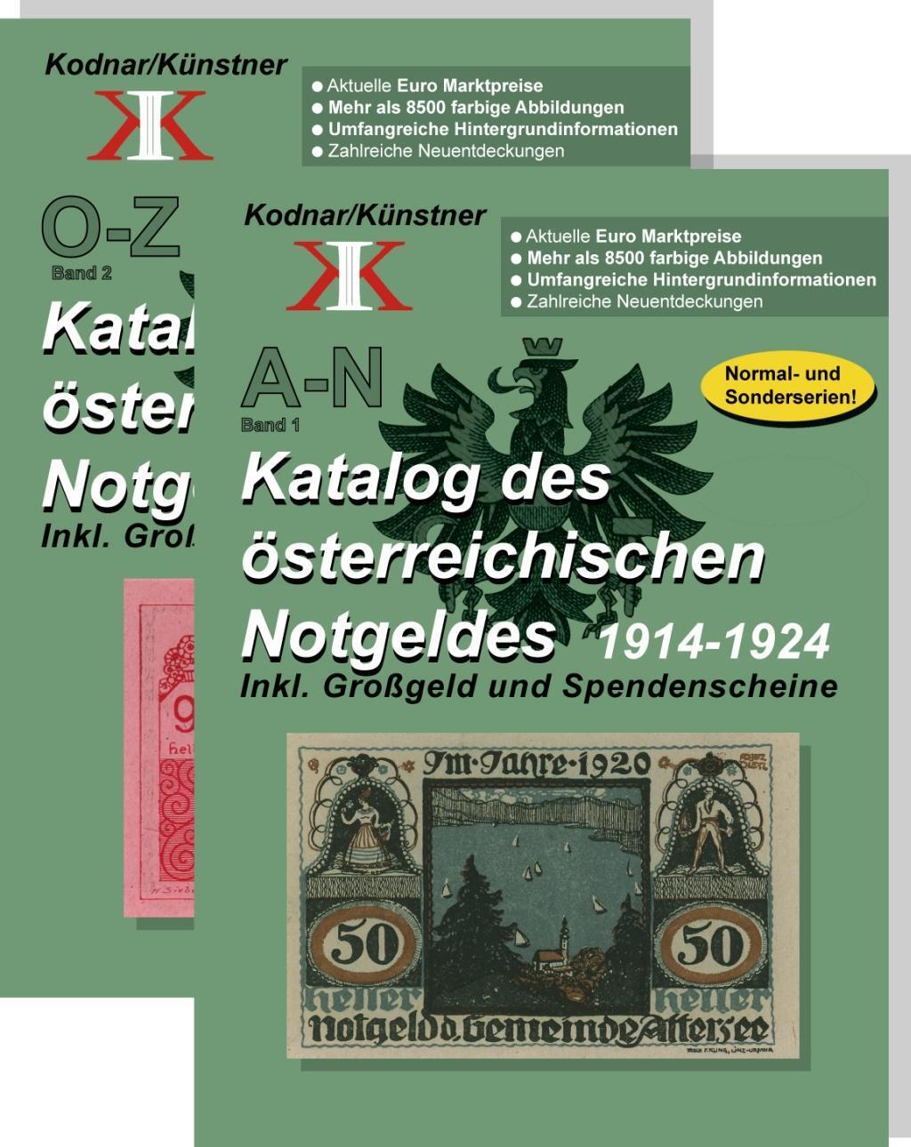 Cover: 9783950433401 | Katalog des österreichischen Notgeldes 1914-1924 in 2 Bänden | Buch