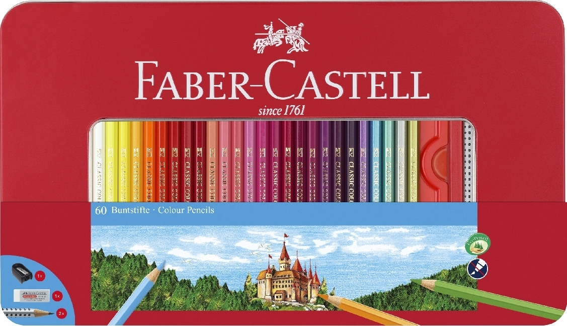 Cover: 8991761366035 | Faber-Castell Buntstift hexagonal 60er Metalletui | Stück | 2018