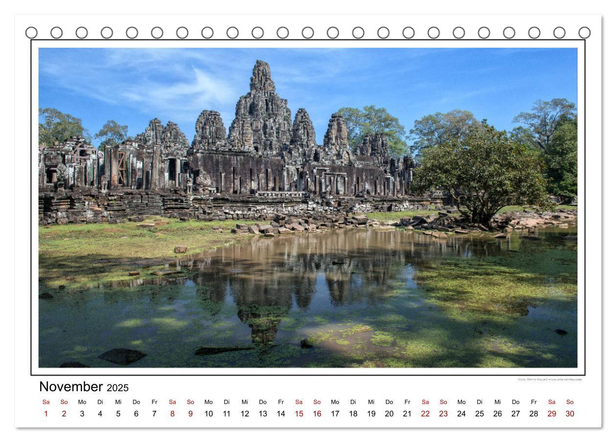 Bild: 9783435078349 | ANGKOR - IM REICH DER KHMER (Tischkalender 2025 DIN A5 quer),...