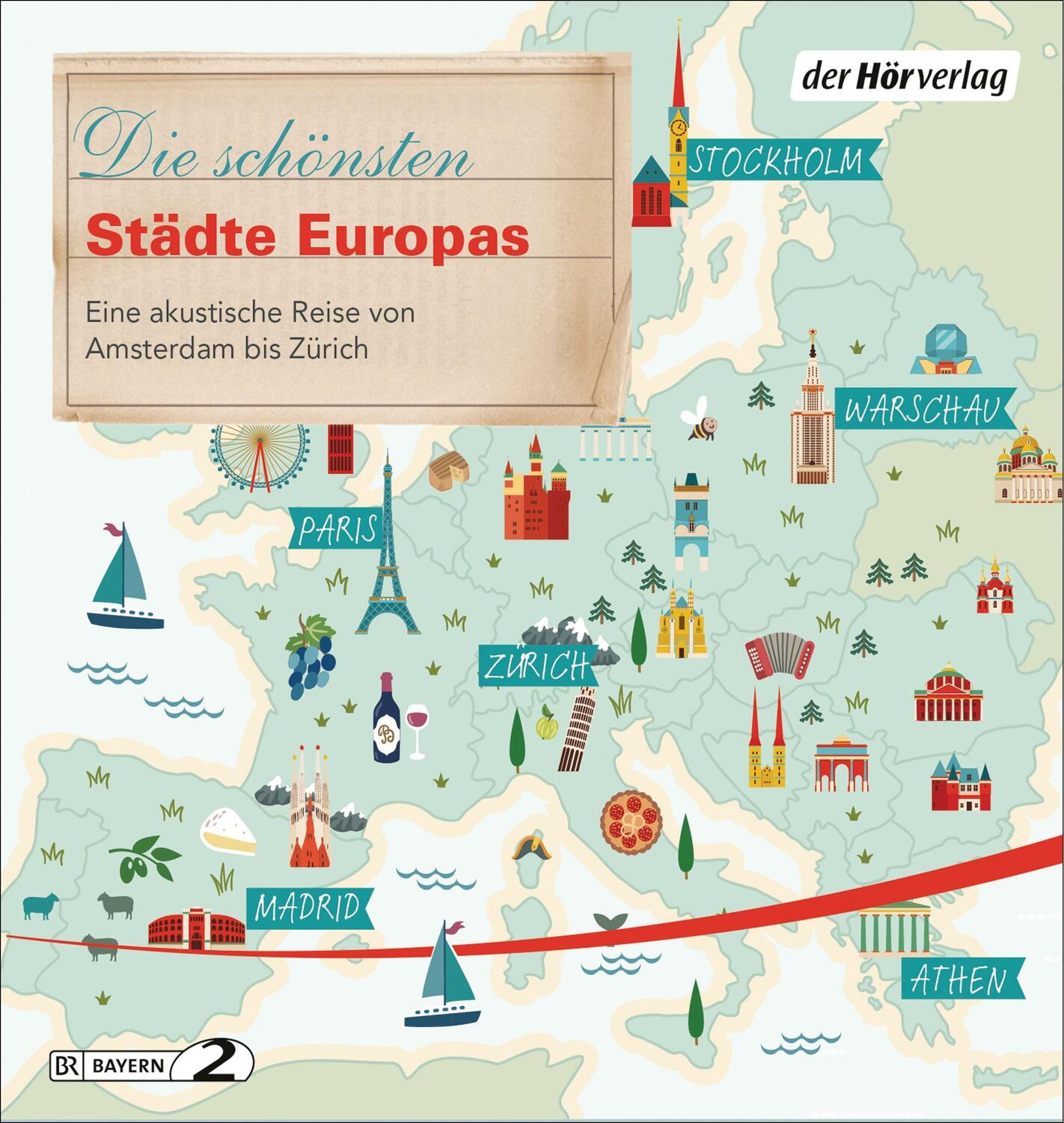 Cover: 9783844541175 | Die schönsten Städte Europas | Audio-CD | 5 Audio-CDs | Deutsch | 2021