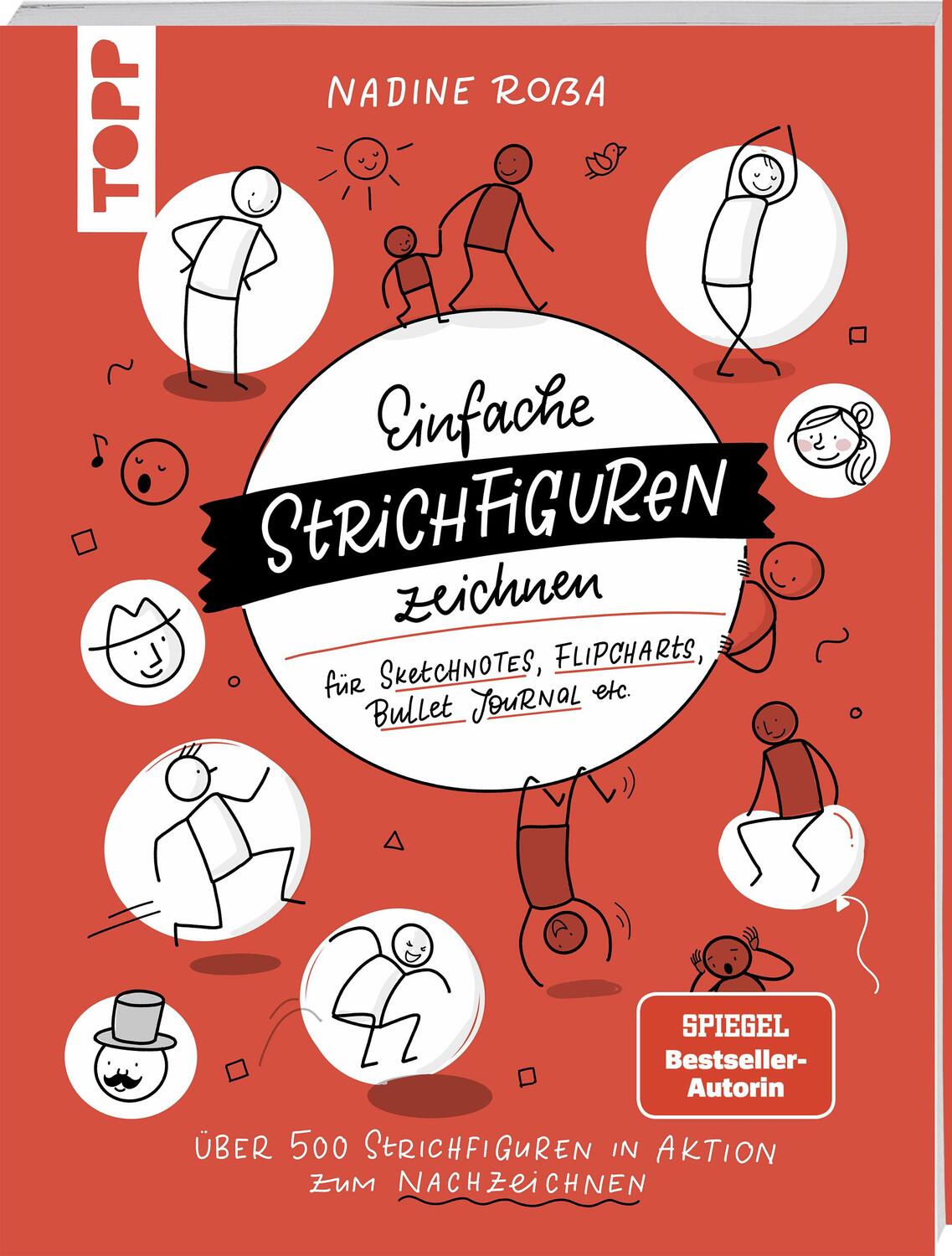 Cover: 9783735880734 | Einfache Strichfiguren zeichnen | Nadine Roßa | Taschenbuch | 96 S.