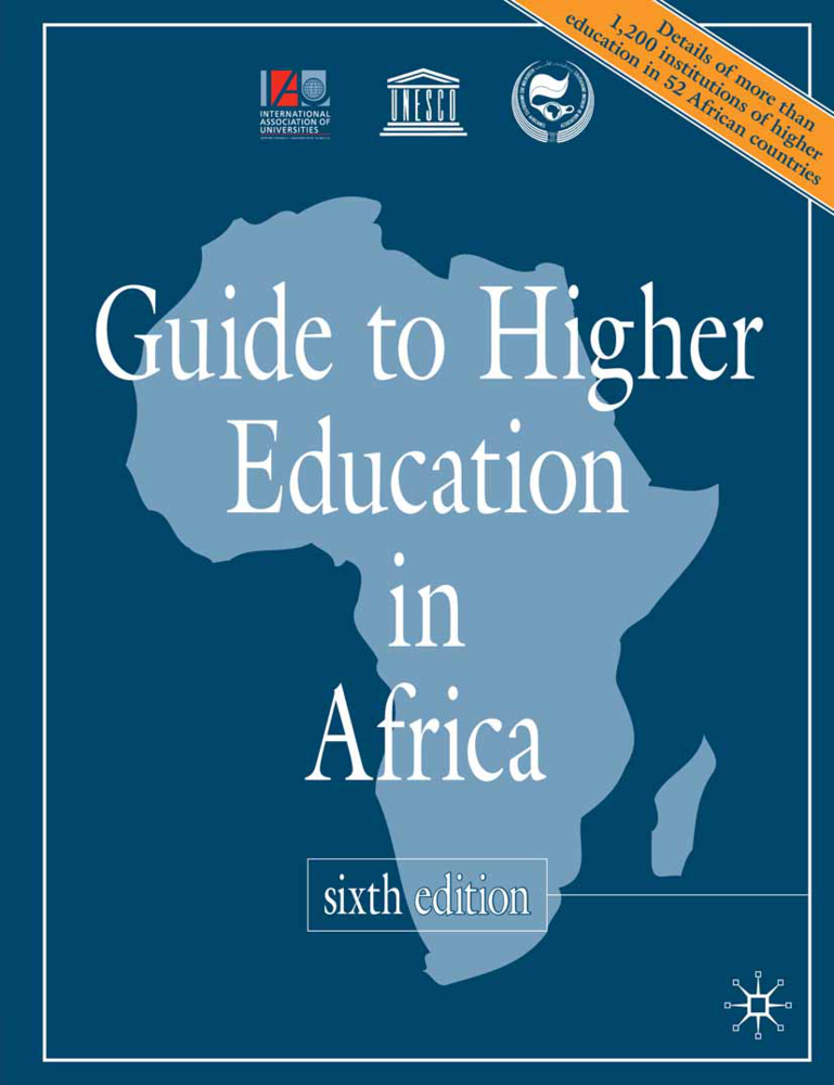 Cover: 9780230369603 | Guide to Higher Education in Africa | Universities | Taschenbuch