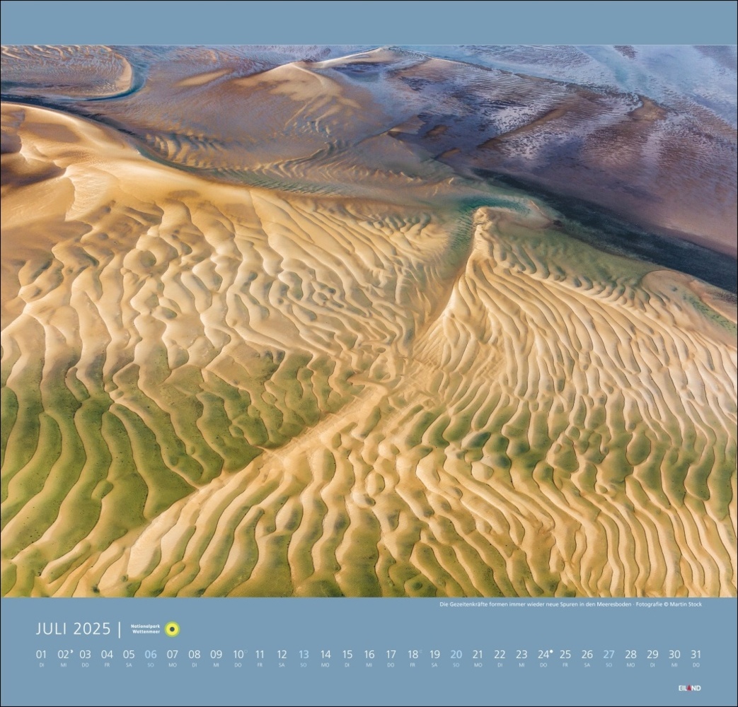 Bild: 9783964023124 | Nationalpark Wattenmeer Edition Kalender 2025 - Martin Stock | Stock