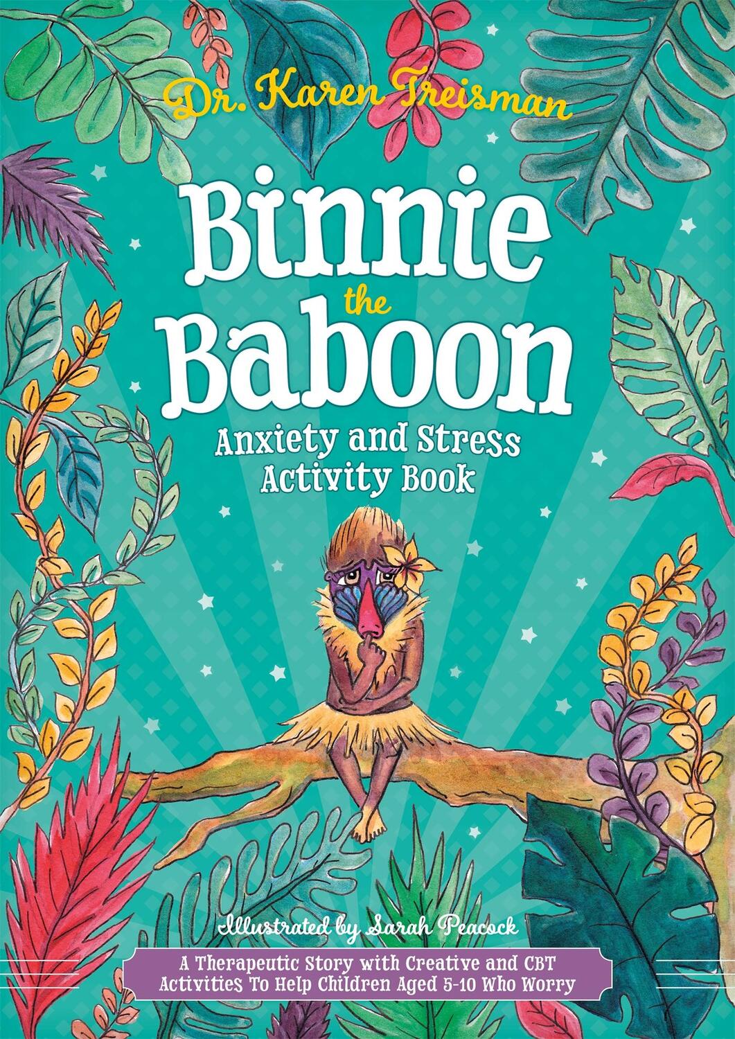 Cover: 9781785925542 | Binnie the Baboon Anxiety and Stress Activity Book | Karen Treisman