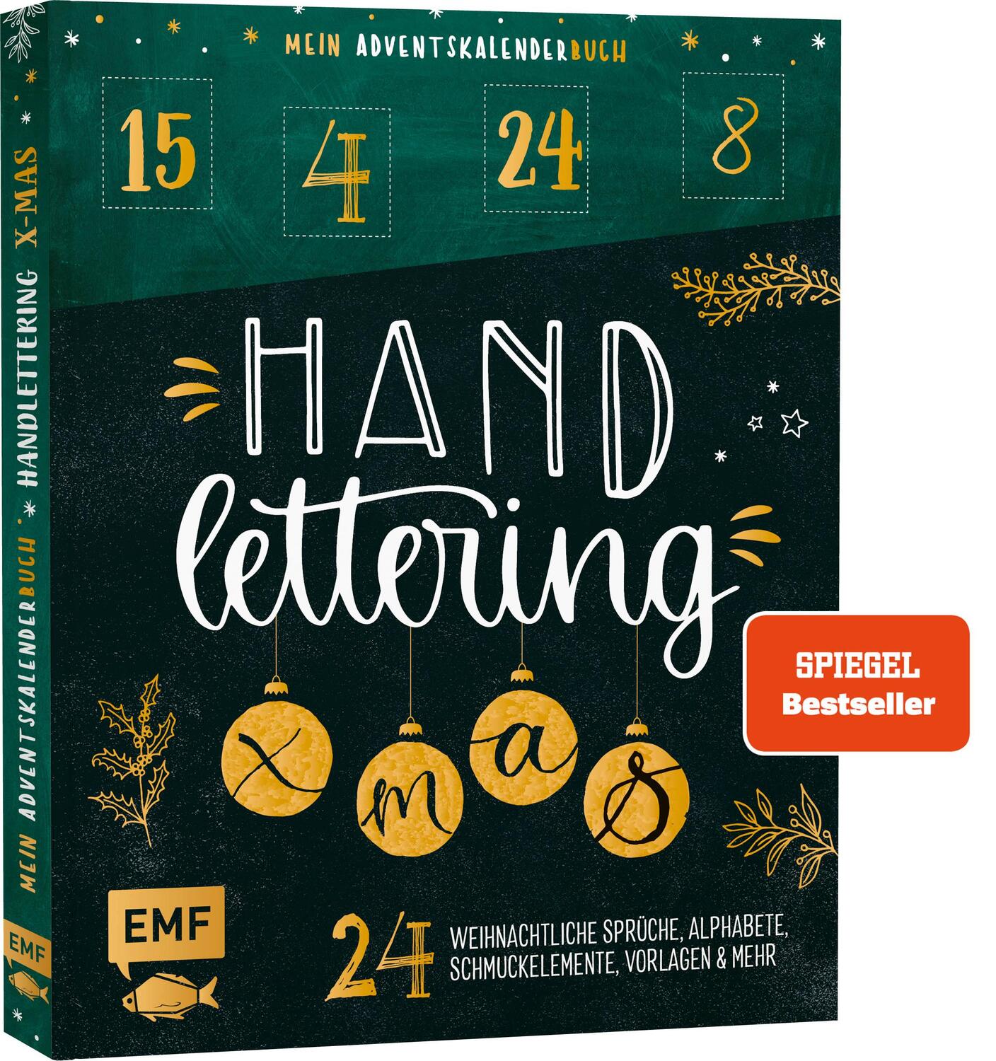 Cover: 9783745901030 | Mein Adventskalender-Buch: Handlettering X-Mas! | Buch | Deutsch
