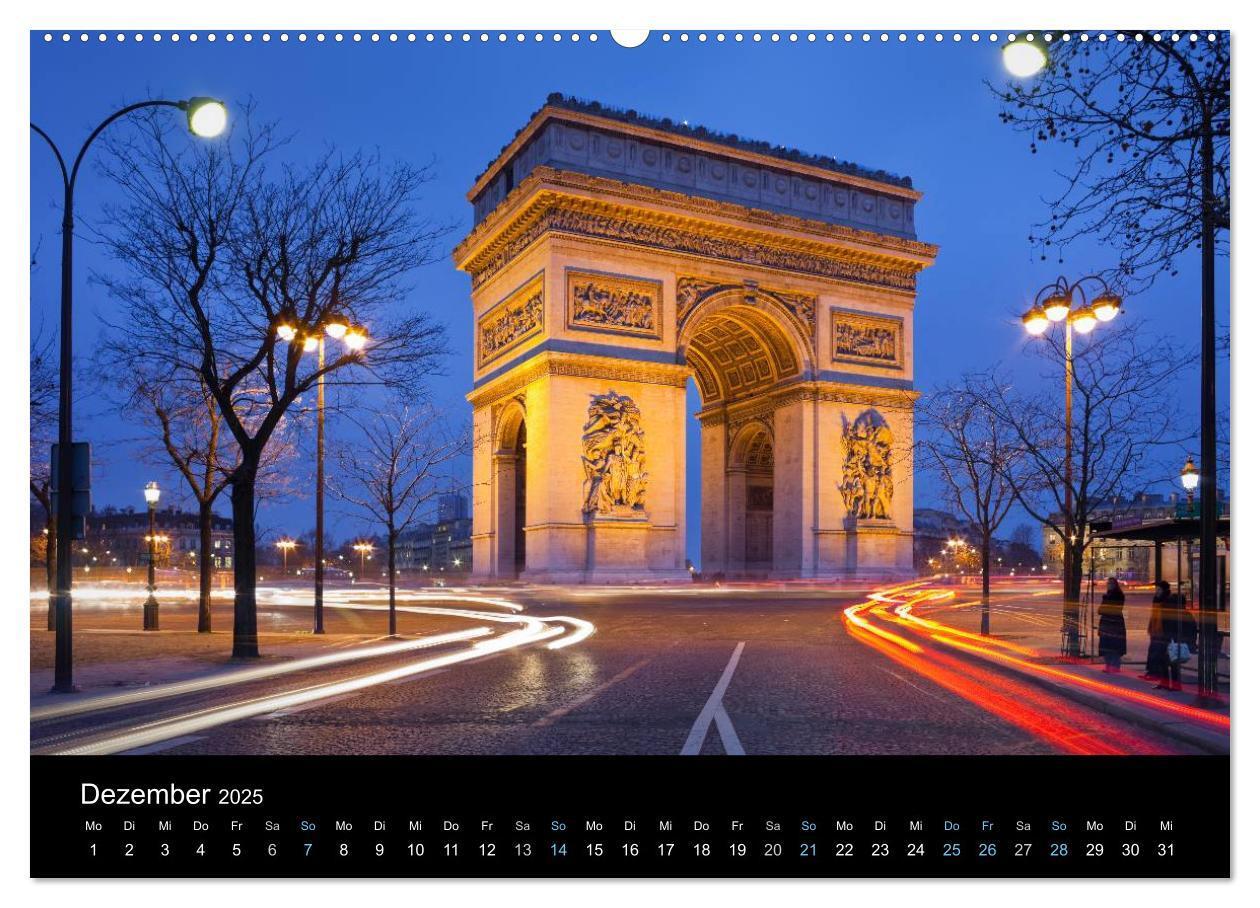 Bild: 9783435565306 | Paris bei Nacht 2025 (Wandkalender 2025 DIN A2 quer), CALVENDO...