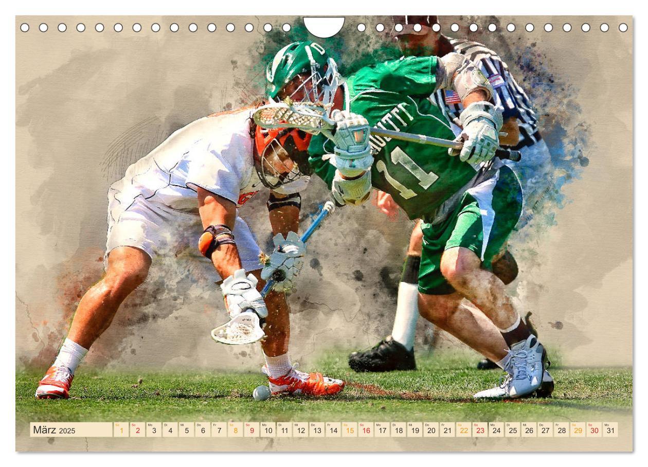 Bild: 9783435402205 | Ich liebe Lacrosse (Wandkalender 2025 DIN A4 quer), CALVENDO...