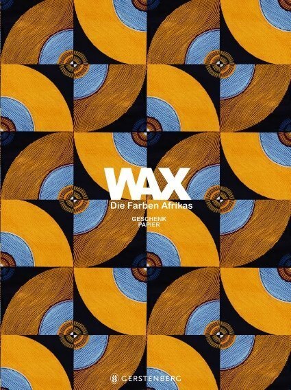 Cover: 4250915933221 | WAX Geschenkpapier, Die Farben Afrikas - Motiv Orange-blaue Kreise