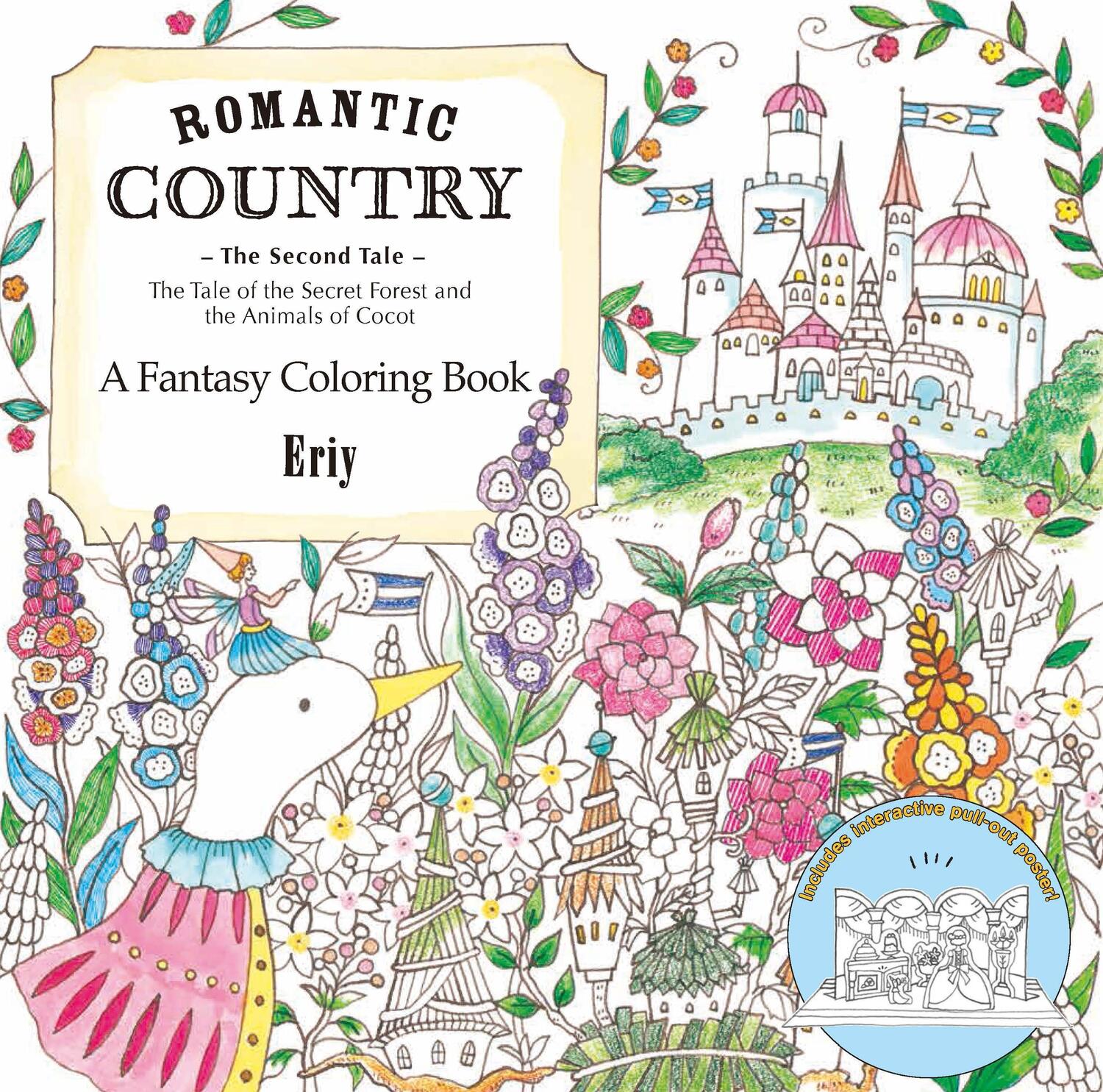 Cover: 9781250117281 | Romantic Country: The Second Tale: A Fantasy Coloring Book | Eriy