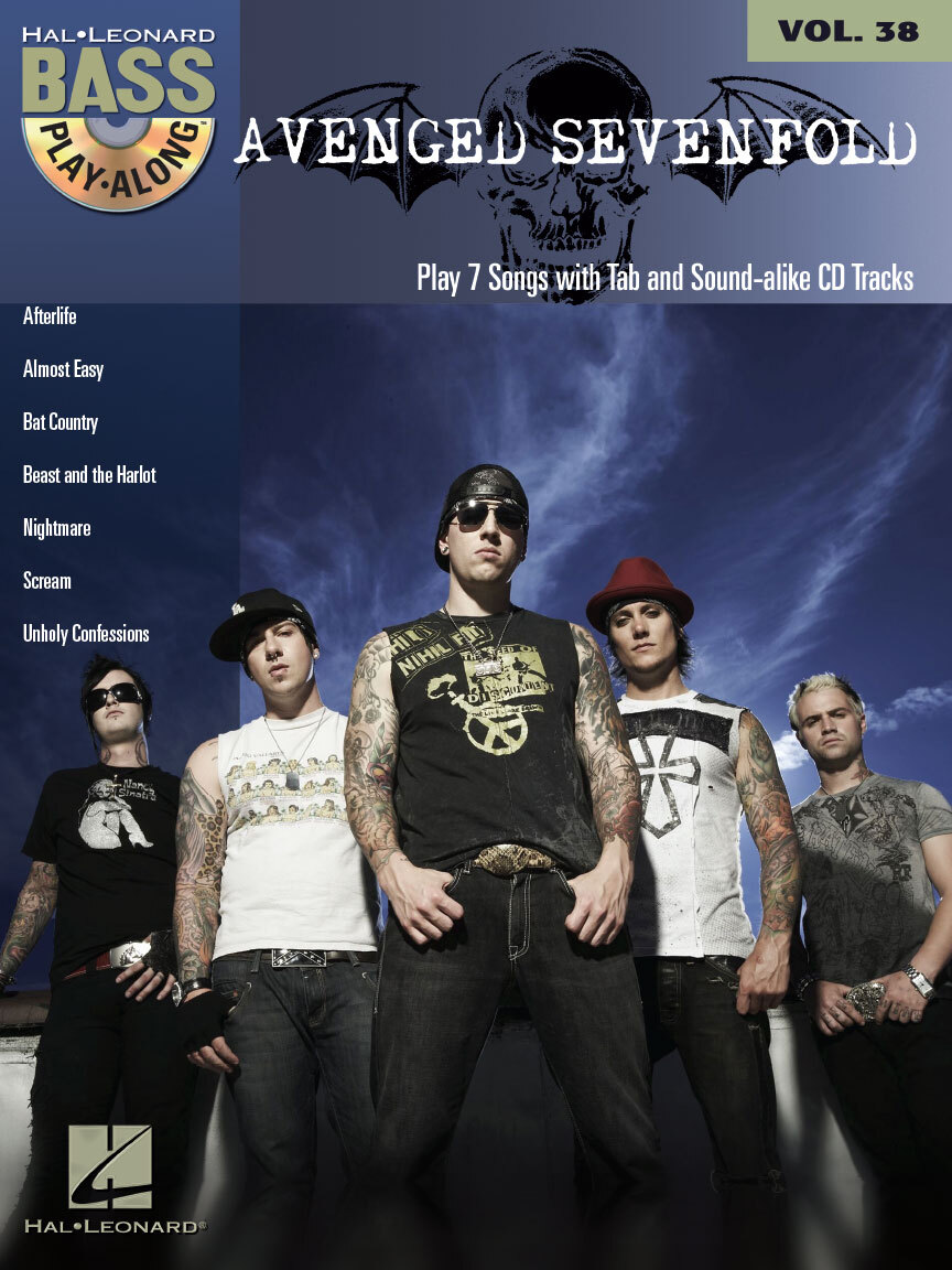 Cover: 884088575885 | Avenged Sevenfold | Bass Play-Along Volume 38 | Bass Play-Along | 2011