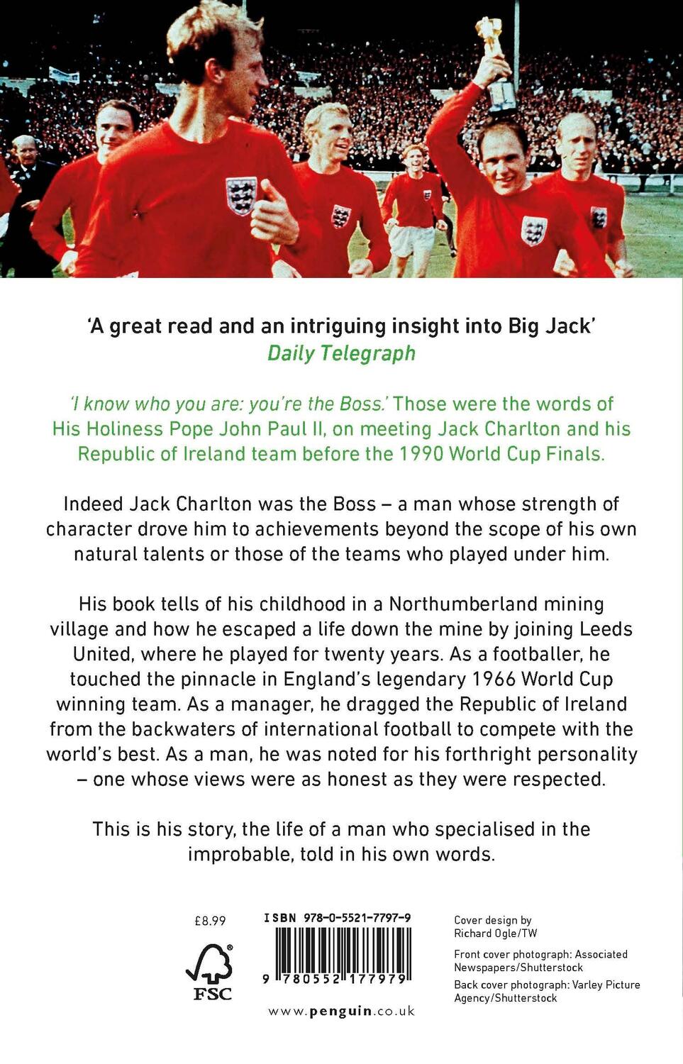 Rückseite: 9780552177979 | Jack Charlton: The Autobiography | Jack Charlton | Taschenbuch | 2020